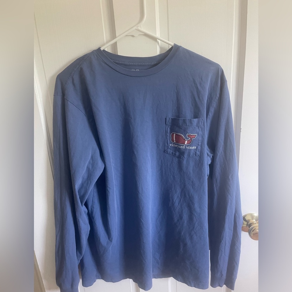 Mens Vineyard Vines football long sleeve